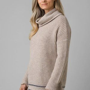 Prana Funen sweater tunic in charcoal
